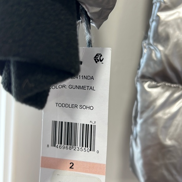 Sam GIRLS' SOHO BELTED DOWN PUFFER JACKET - LITTLE KID IN GUNMETAL - Picture 10 of 12